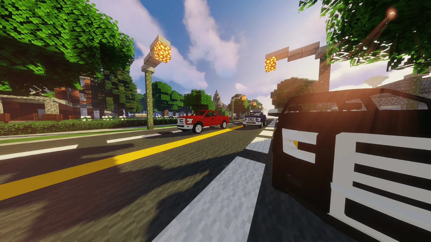 Immersive Vehicles [IV/MTS] Ford Pickup Trucks — скриншот 1 (Моды, Minecraft)