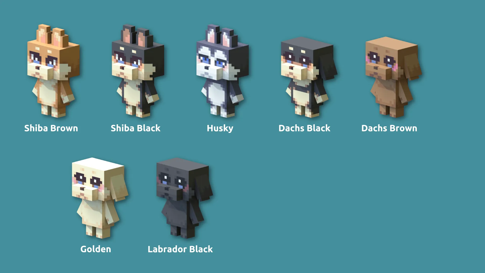 Wagi's Furry Villager, Текстуры, Minecraft