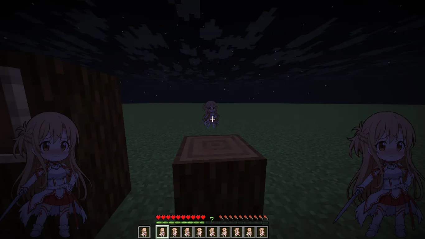 Chibi Asuna Totem — скриншот 6 (Текстуры, Minecraft)