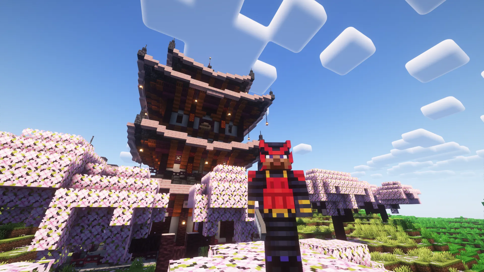 Cherry Samurai Temple, Моды, Minecraft
