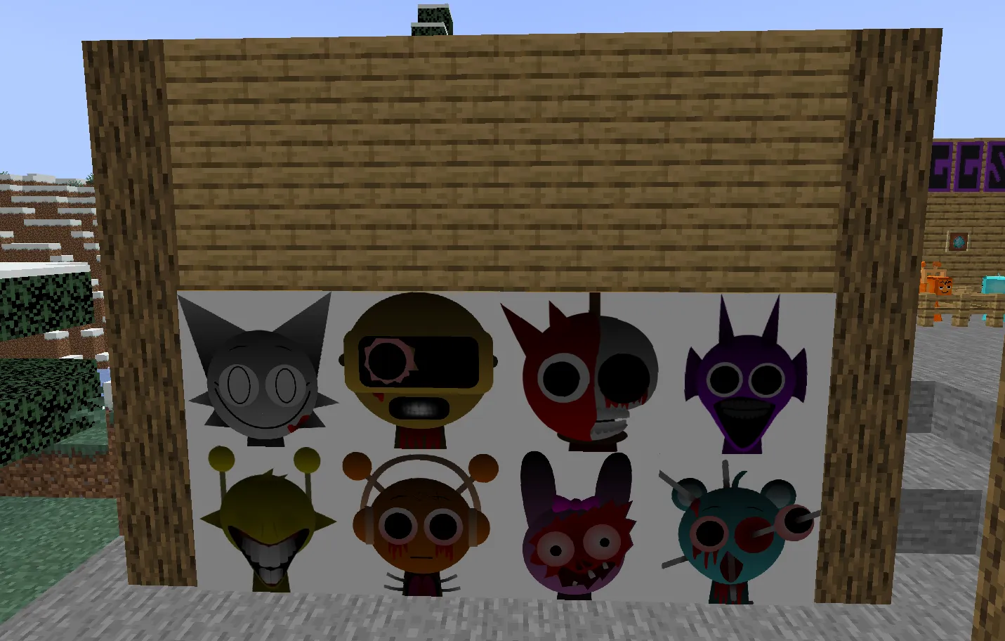 Sprunki, Моды, Minecraft