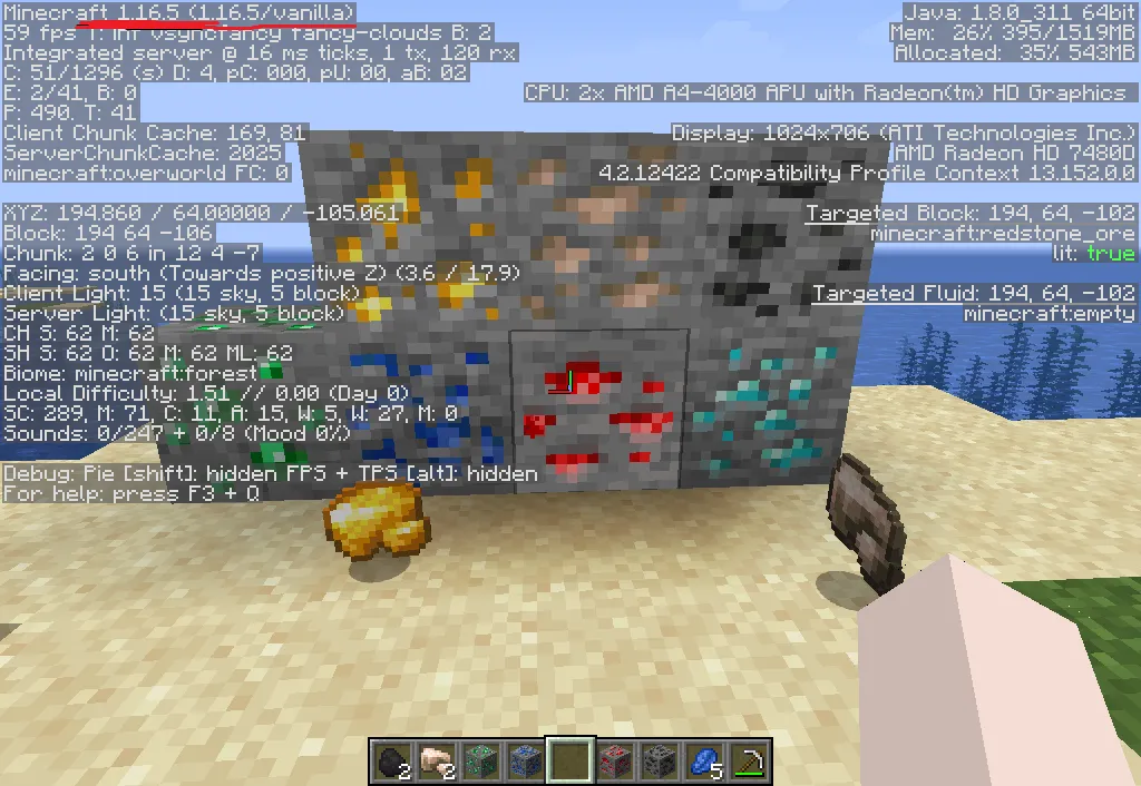 The caves and cliffs ores textures — скриншот 4 (Текстуры, Minecraft)