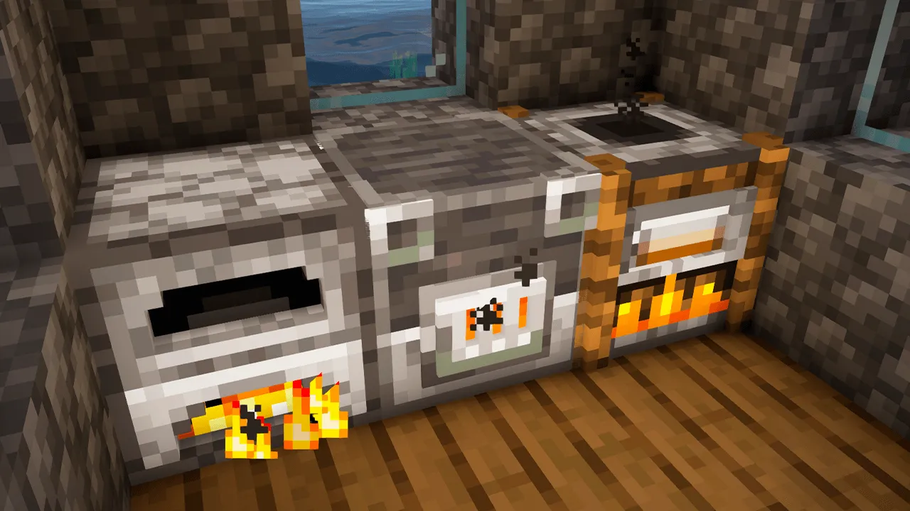 Furnaces 3D — скриншот 4 (Текстуры, Minecraft)