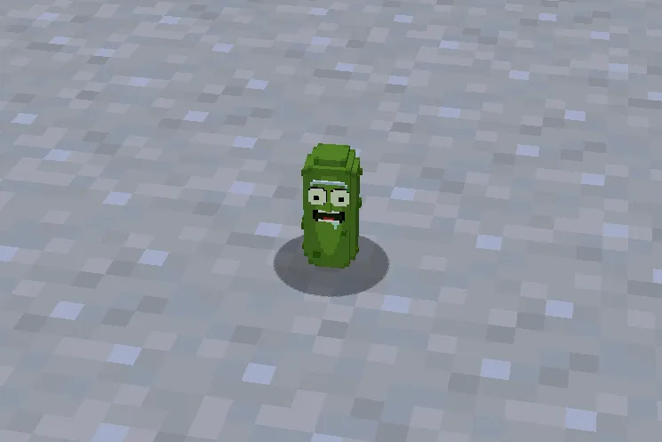 Pickle Rick, Моды, Minecraft