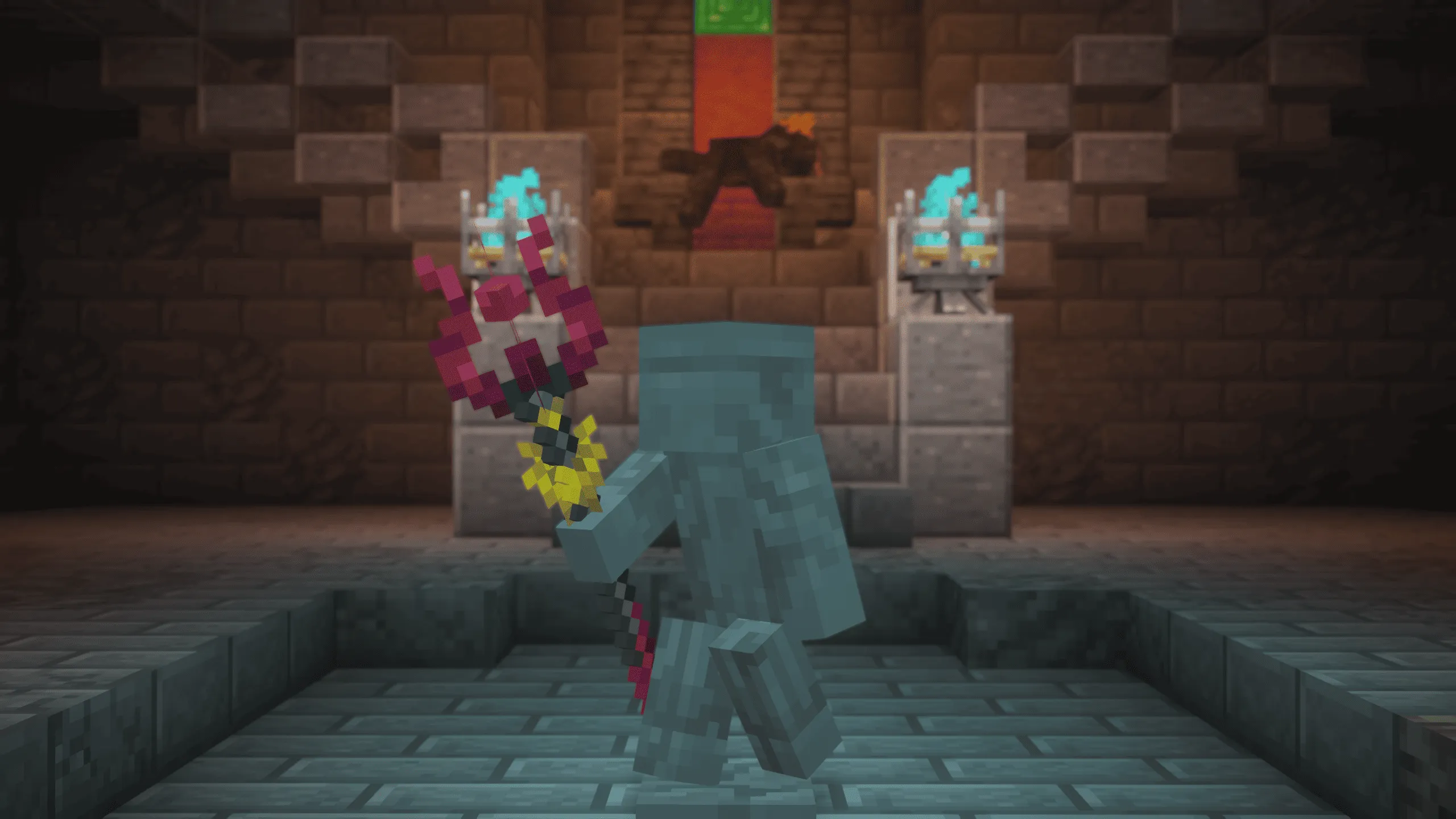 Iron's Spells Weapons Reimagined — скриншот 7 (Текстуры, Minecraft)