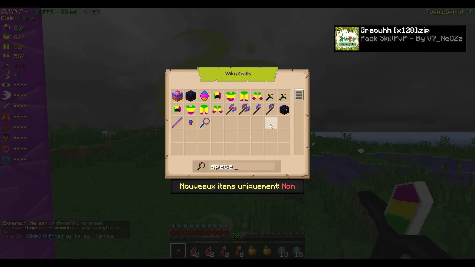 Graouhh [x128] — скриншот 1 (Текстуры, Minecraft)