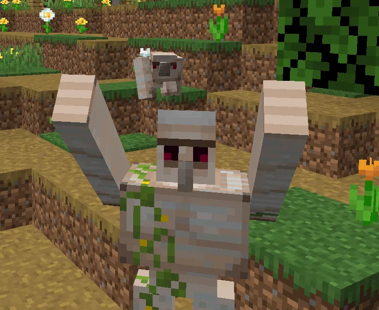 Villager Golem Healer — скриншот 2 (Моды, Minecraft)
