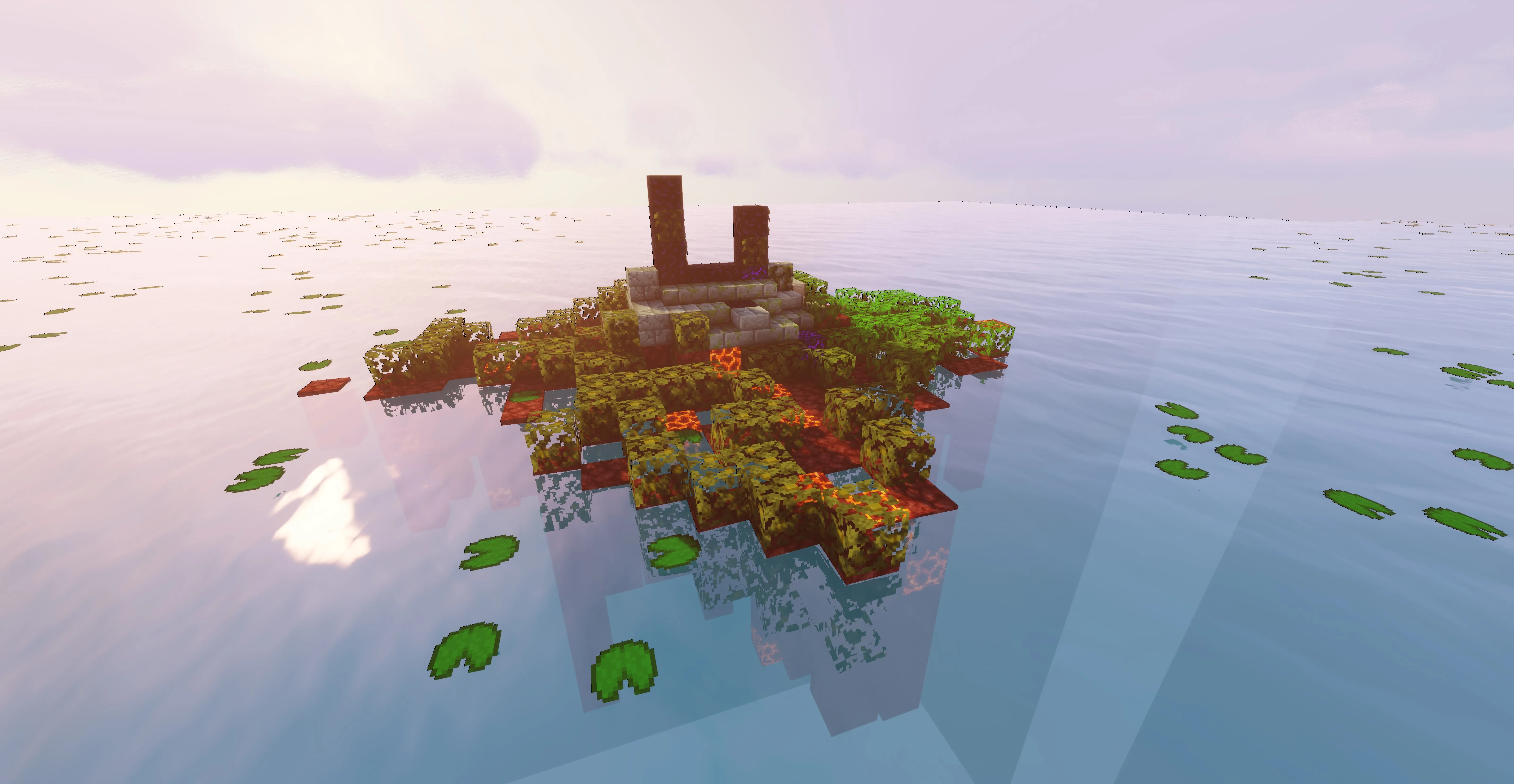 [World Generator] Ocean Only World / Water World — скриншот 2 (Кастомизации, Minecraft)