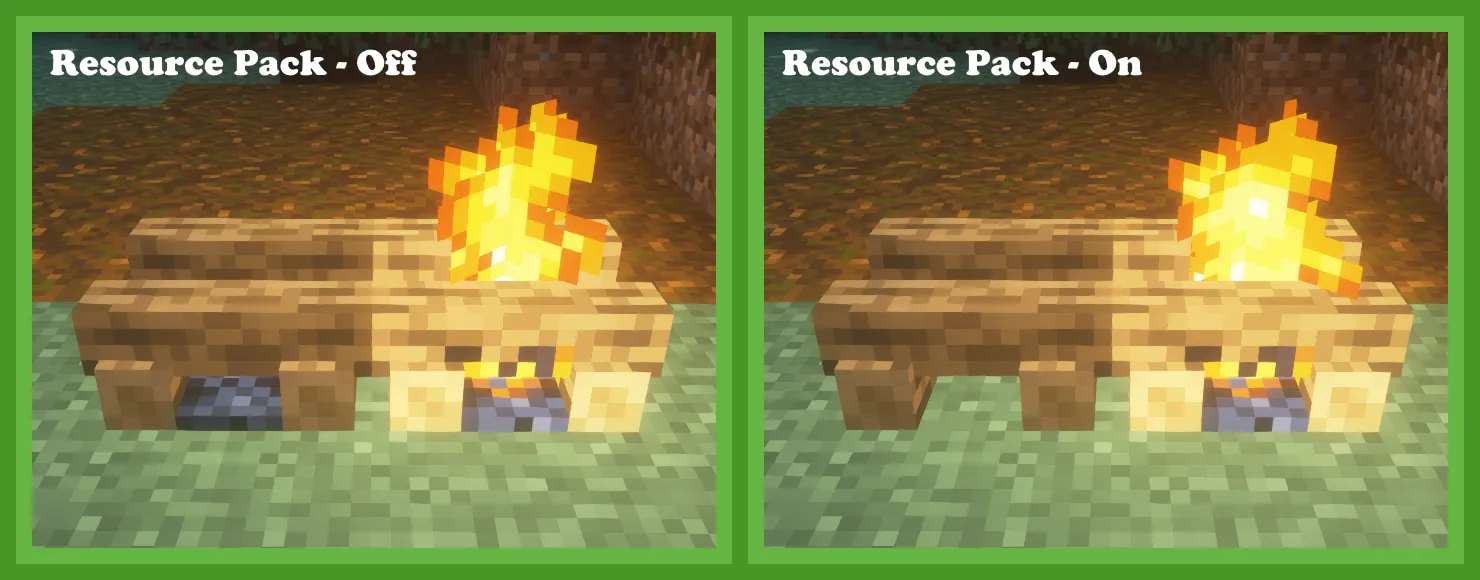 Campfire Fix, Текстуры, Minecraft