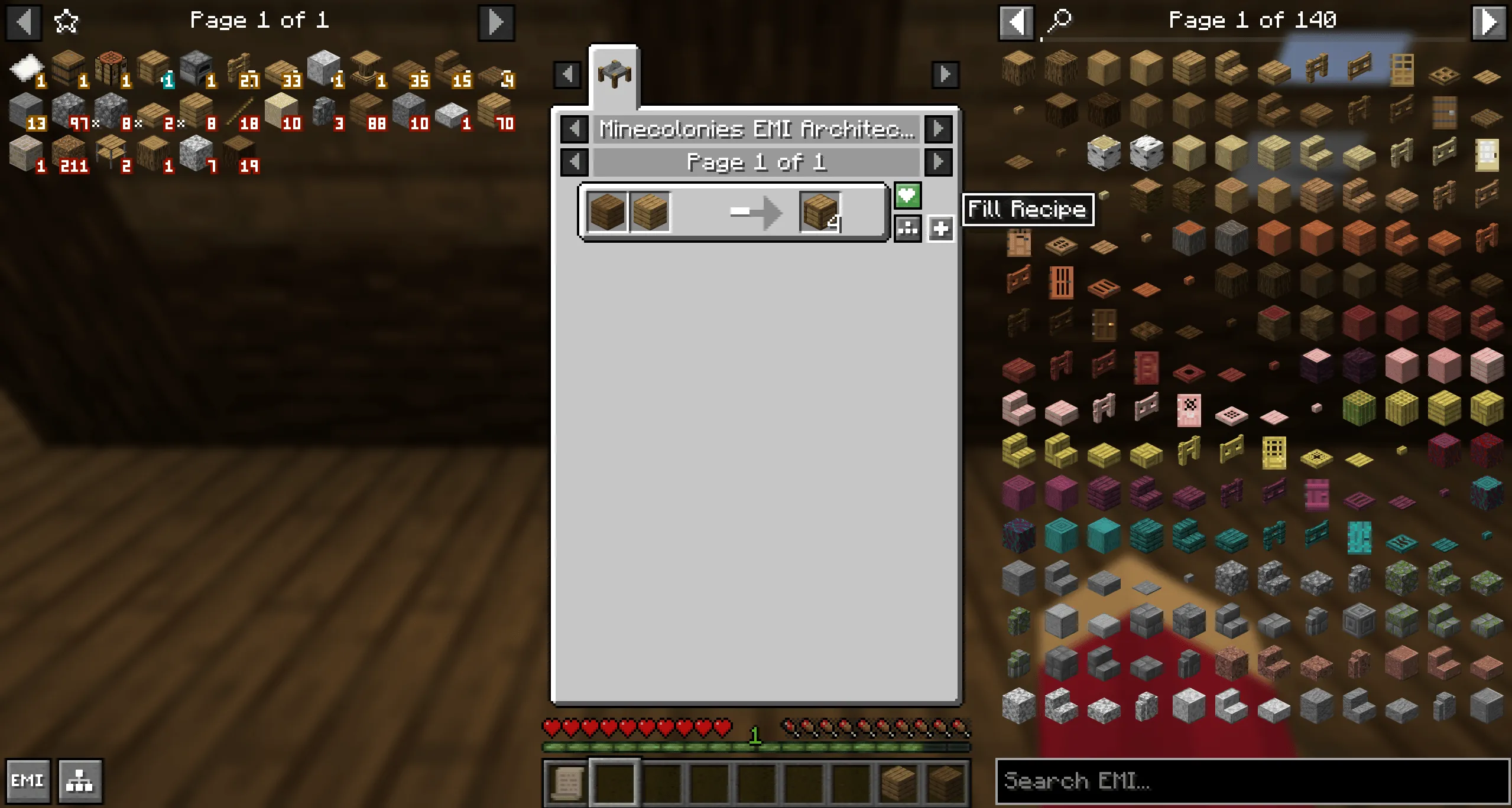 Minecolonies EMI Integration, Моды, Minecraft