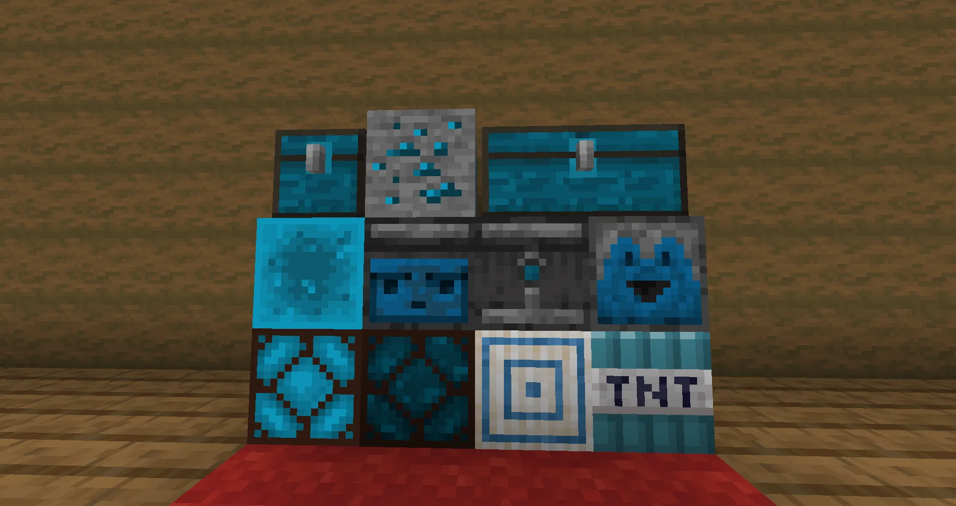 Poptartmario's Blue Resource Pack, Текстуры, Minecraft