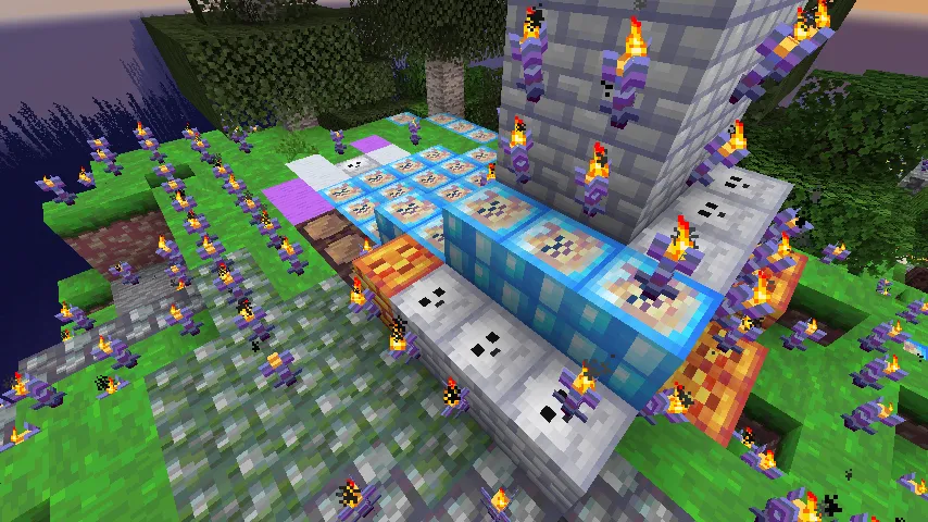 DemiiFlow: Blue Heart, Текстуры, Minecraft