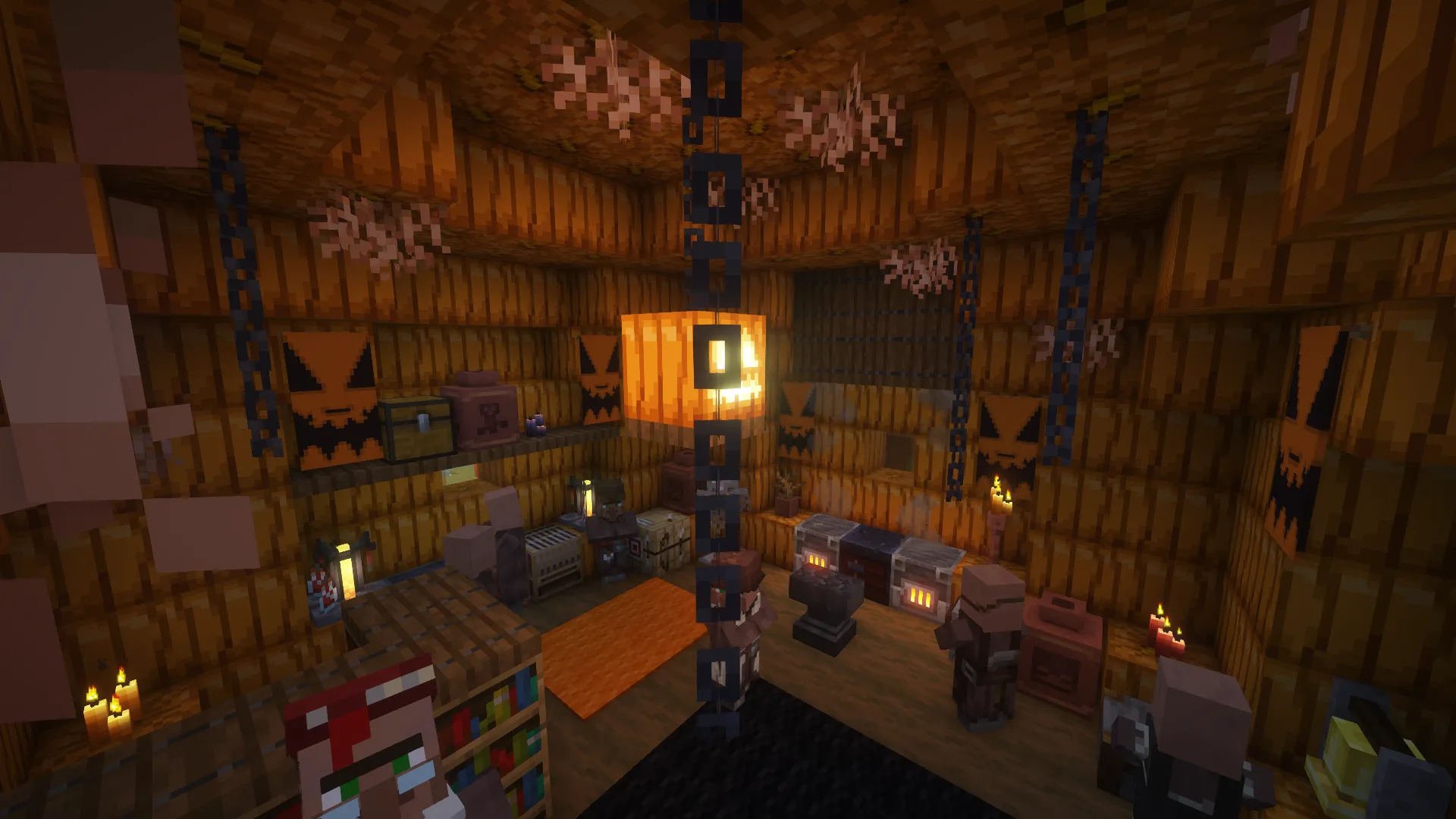 Villager Pumpkin House — скриншот 2 (Моды, Minecraft)