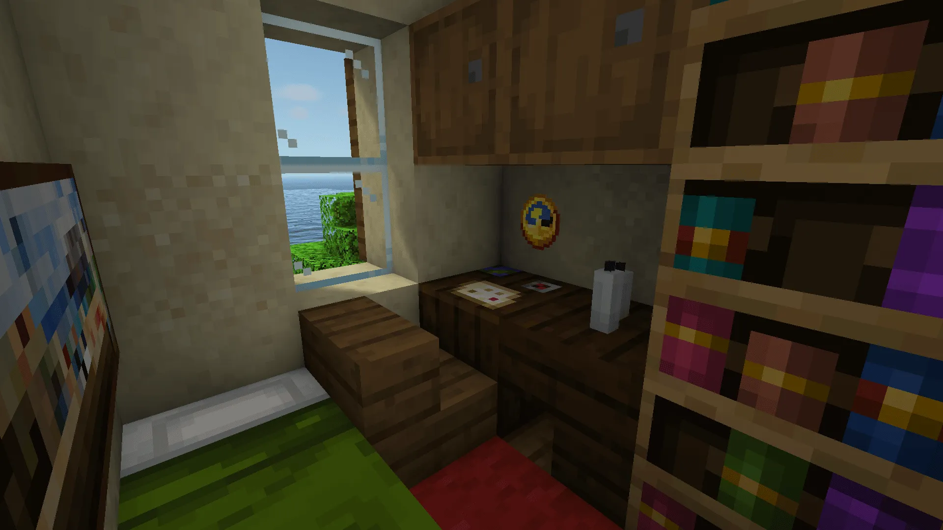 Mediterranean Starter House (World/Schematic), Карты, Minecraft