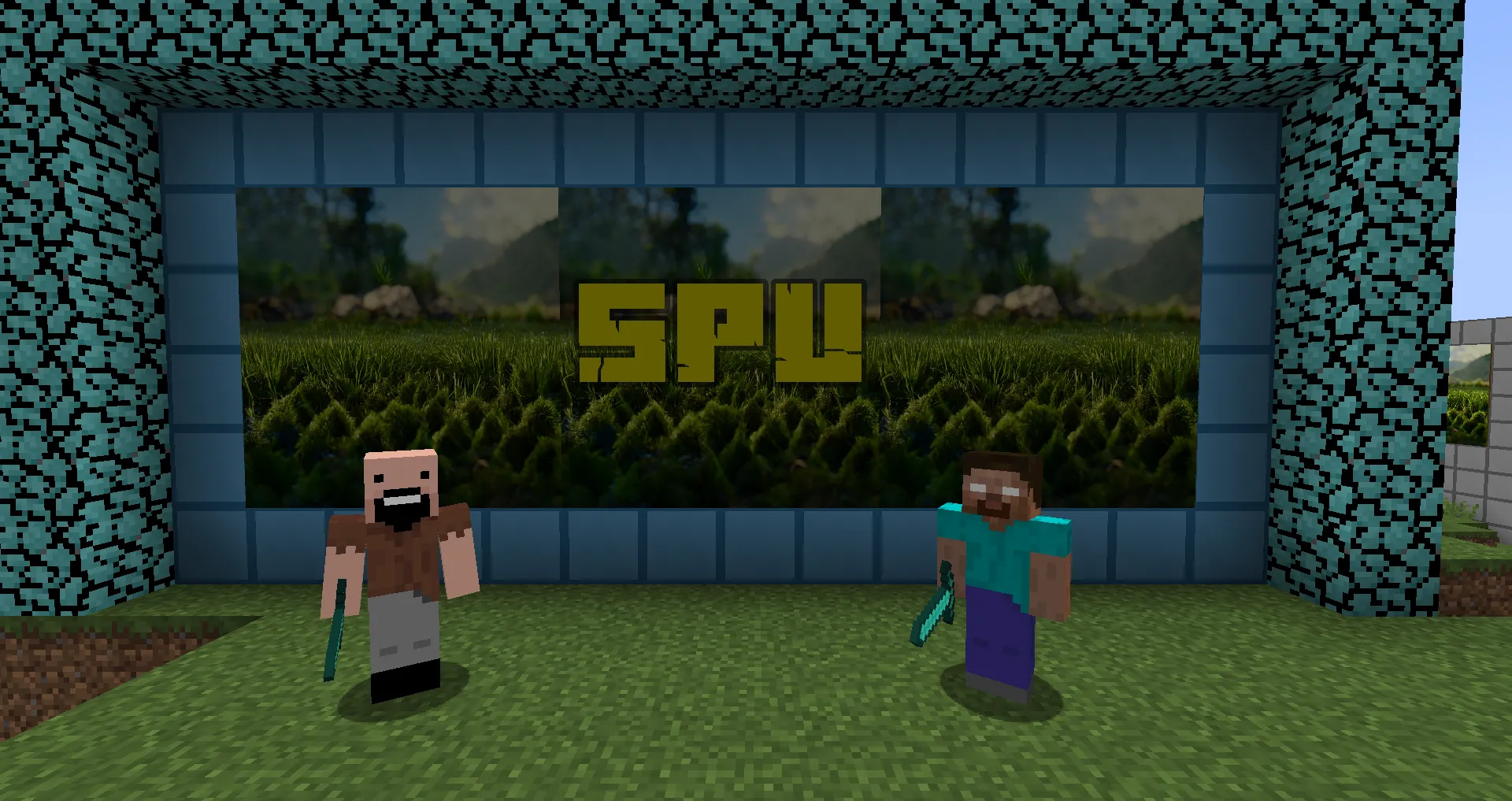 SPU Notch and Herobrine — скриншот 1 (Моды, Minecraft)