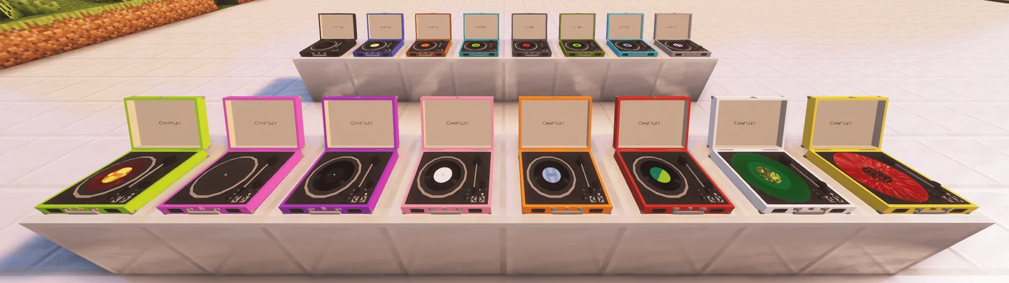 Record Players - The Jukebox Reimagined, Дата-паки, Minecraft