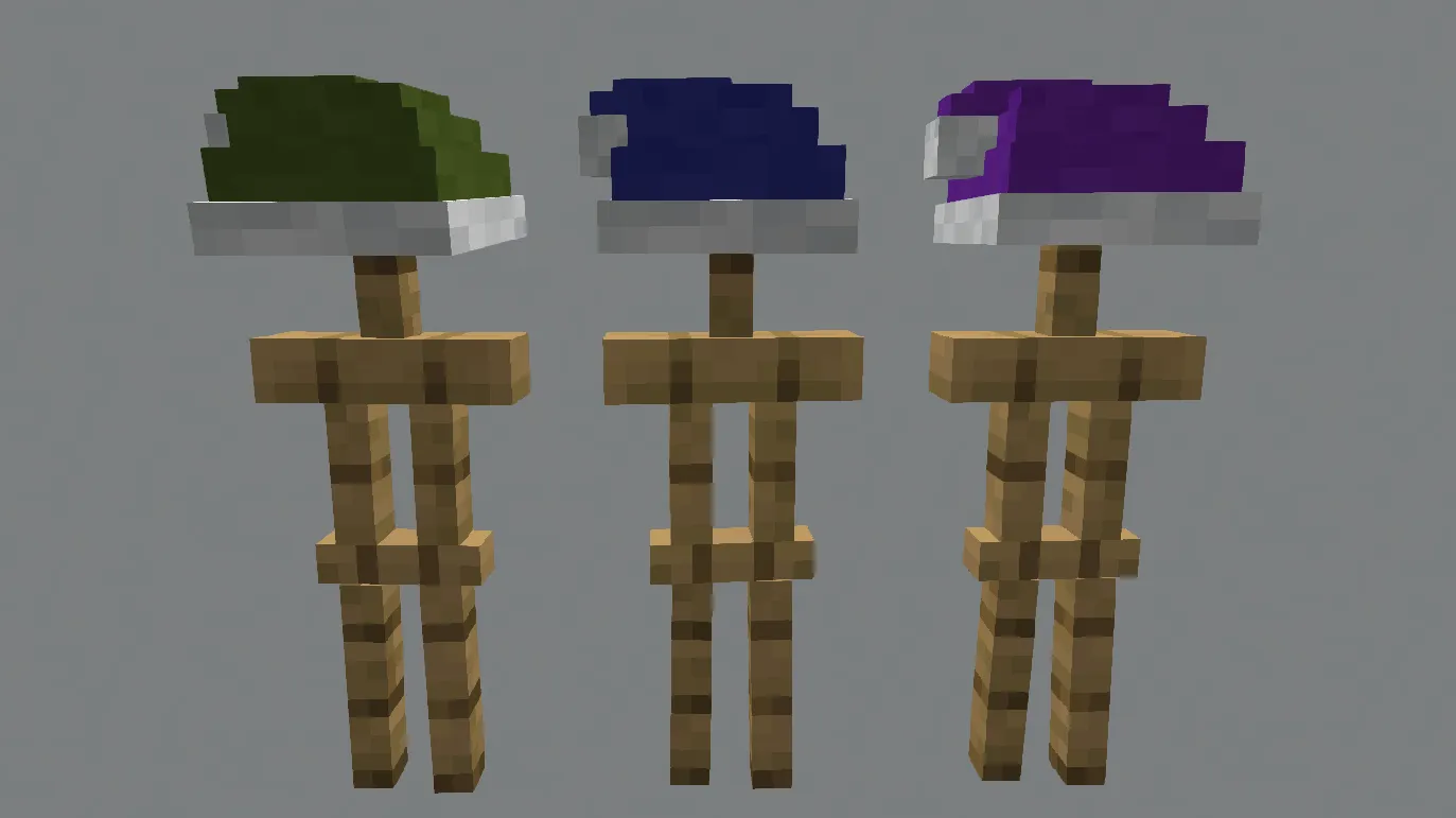 Dee's Santa Hats | CIT Pack — скриншот 2 (Текстуры, Minecraft)