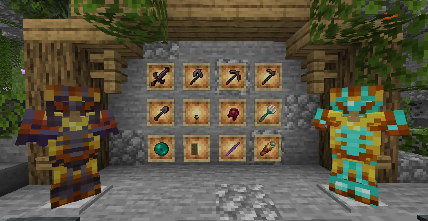 ALL IN ONE ULTIMATE (AIOU) — скриншот 6 (Текстуры, Minecraft)