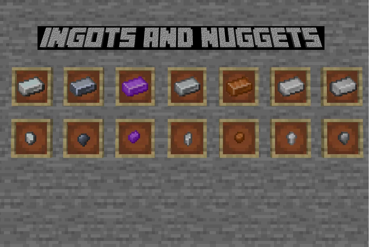 Mineralic, Моды, Minecraft