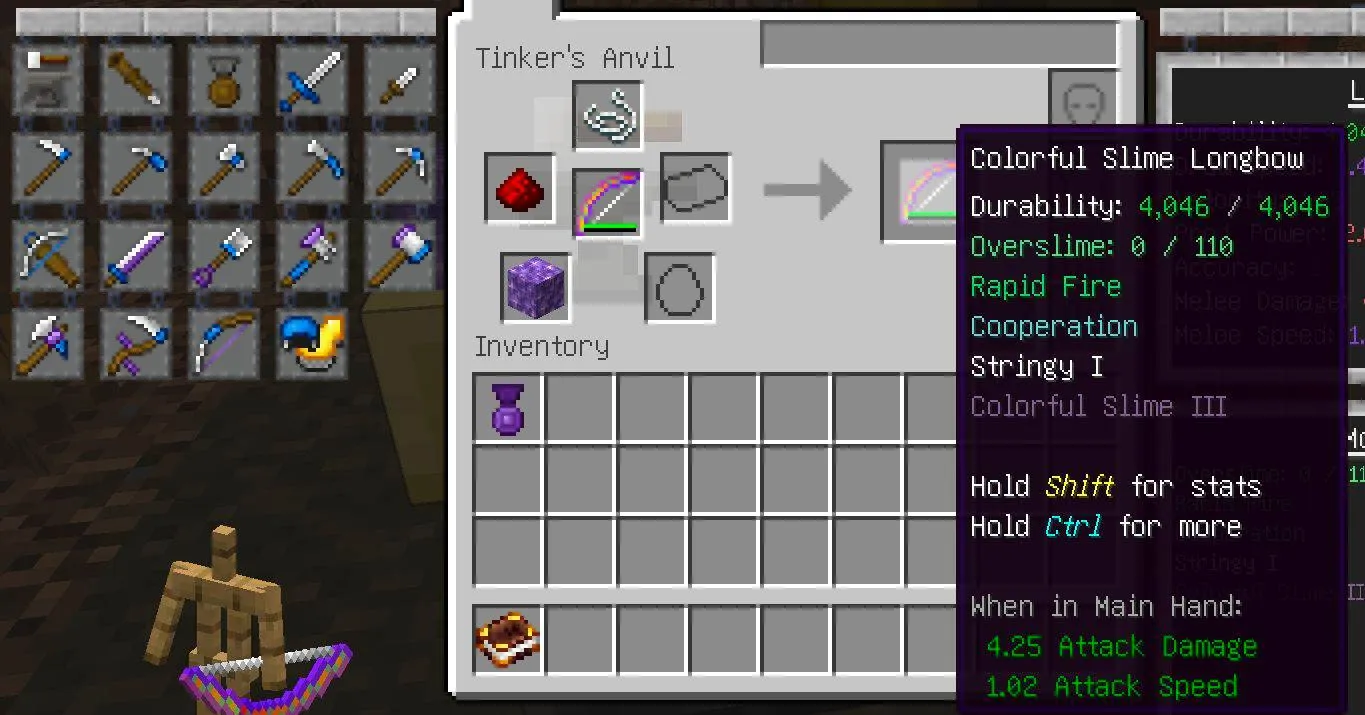 Tinkers' Ingenuity, Моды, Minecraft