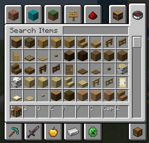 Hotbar Keybinds, Моды, Minecraft