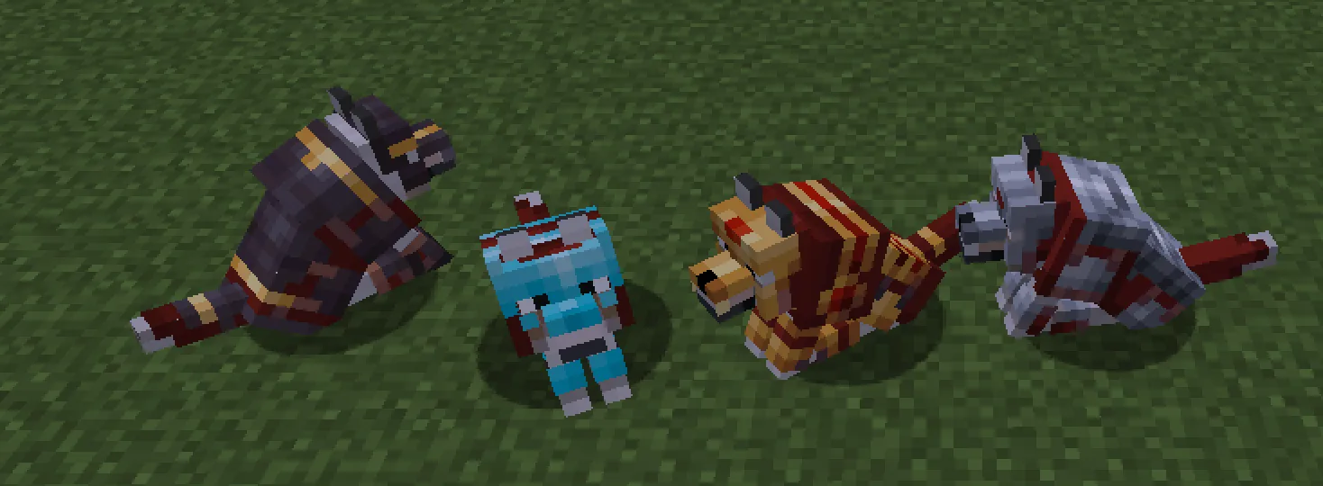 More Wolf Armors — скриншот 1 (Моды, Minecraft)