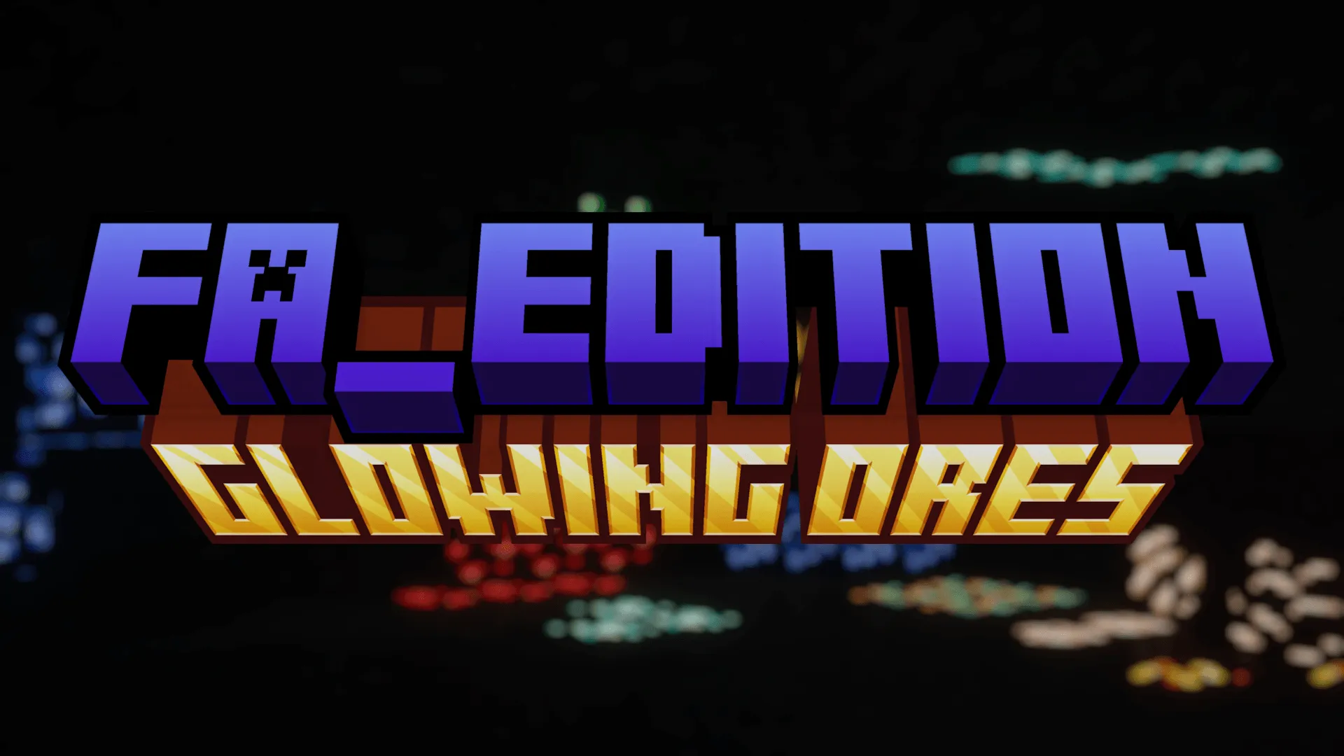 FA_Glowing Ores — скриншот 1 (Текстуры, Minecraft)