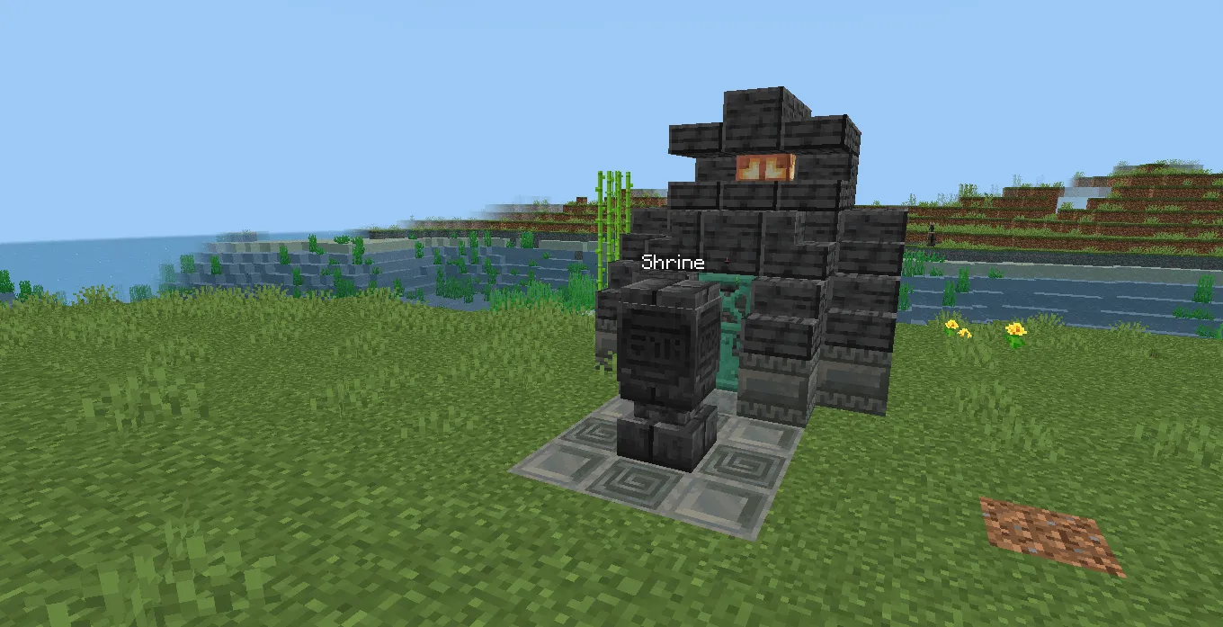 KawaMood's Waystones in Shrines of Dungeons and Taverns — скриншот 1 (Моды, Minecraft)