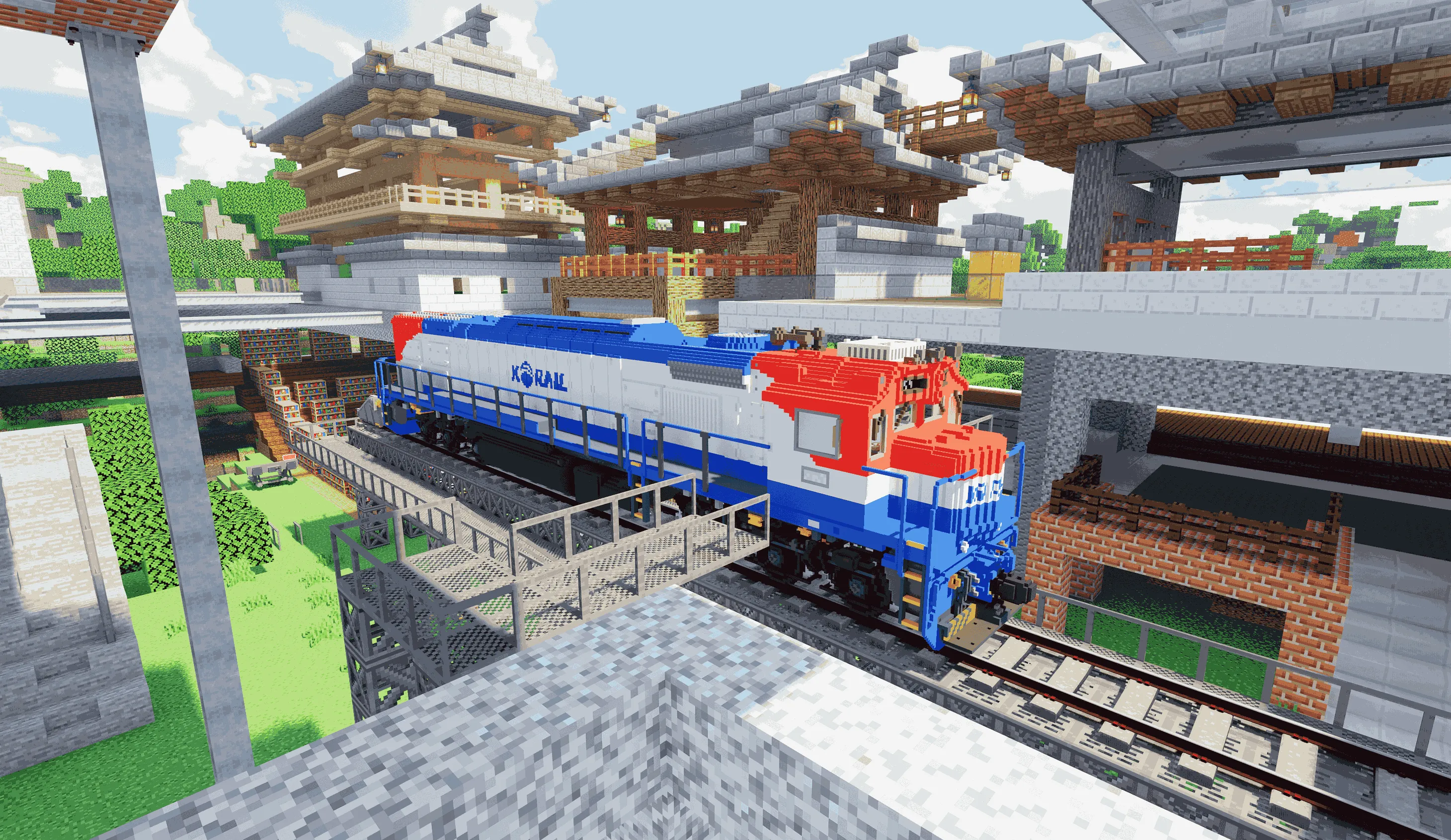 Korea Voxel Train Pack [IR/Immersive Railroading] — скриншот 9 (Текстуры, Minecraft)