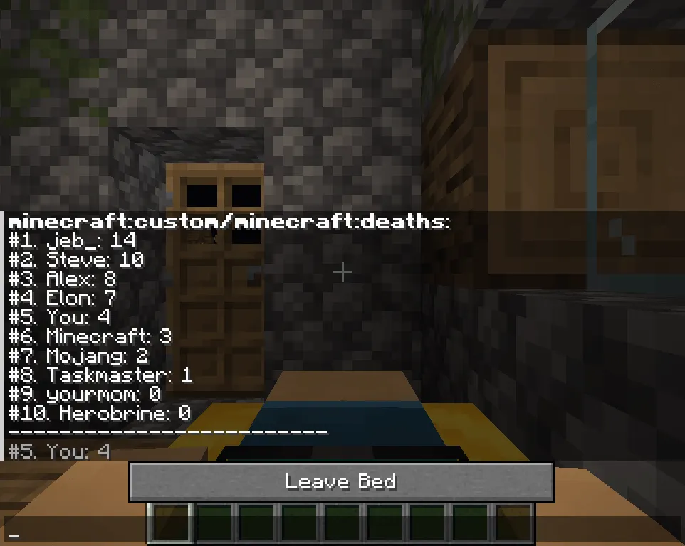 Compare Stats — скриншот 2 (Моды, Minecraft)