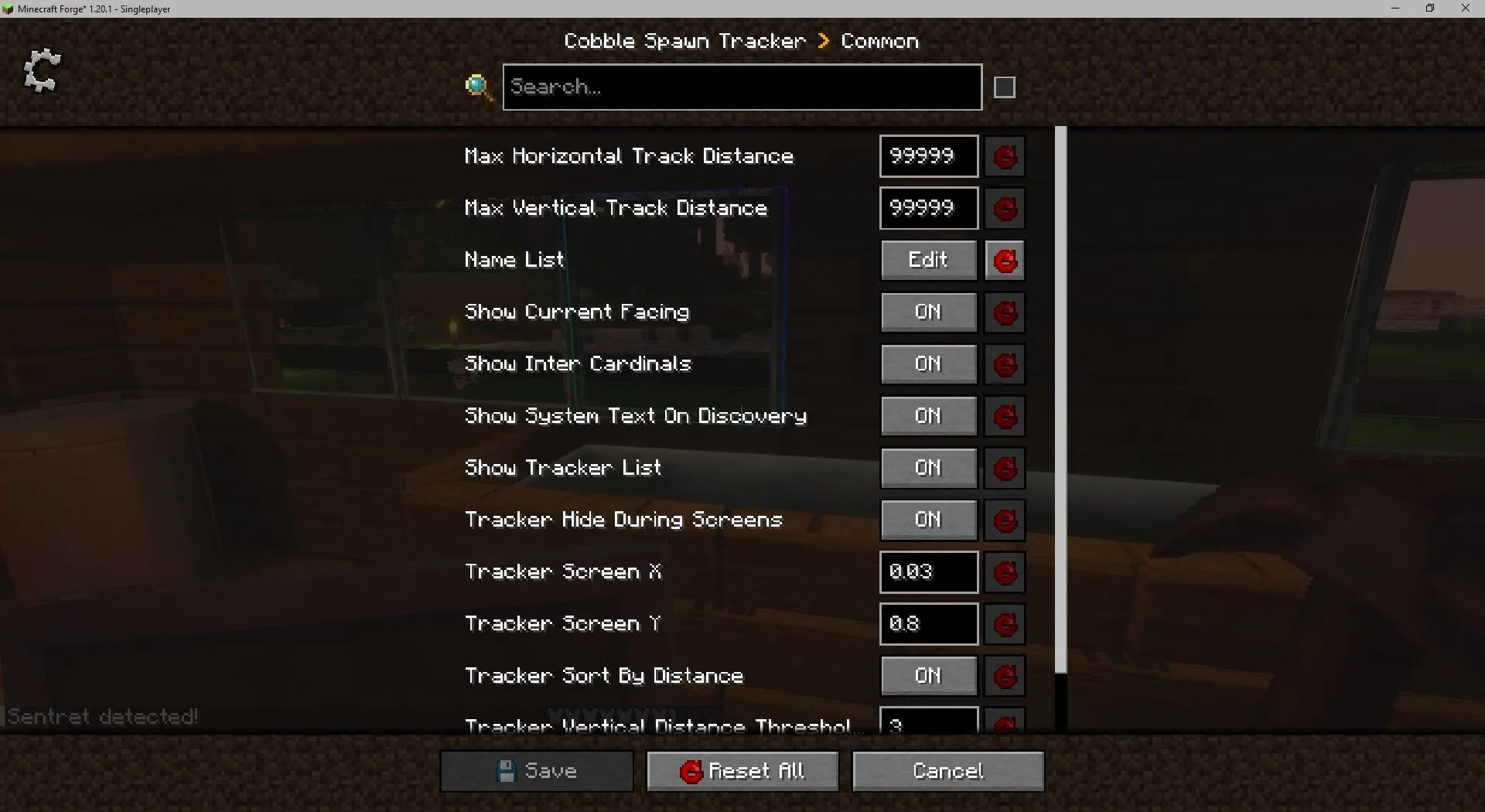 Cobble Spawn Tracker, Моды, Minecraft