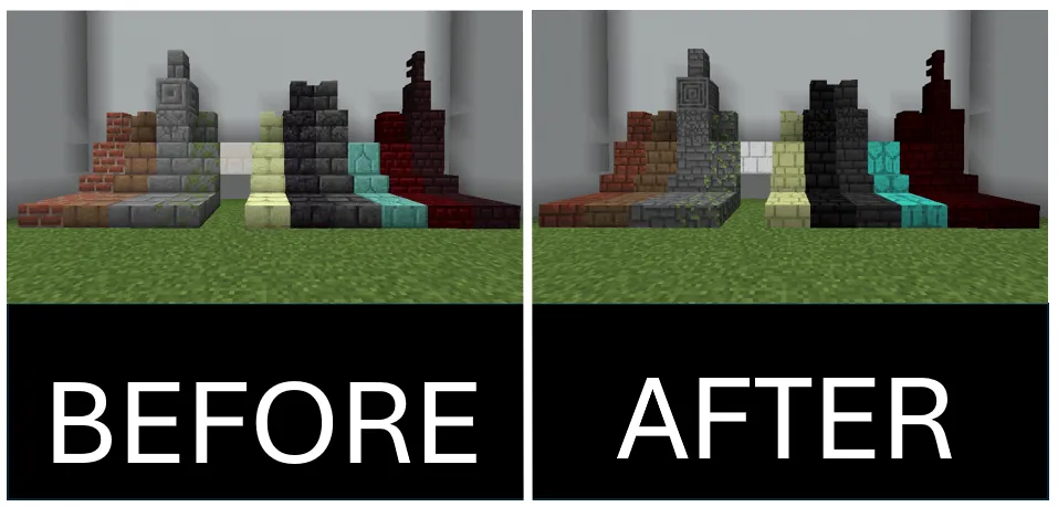 loomsss's Better Bricks, Текстуры, Minecraft