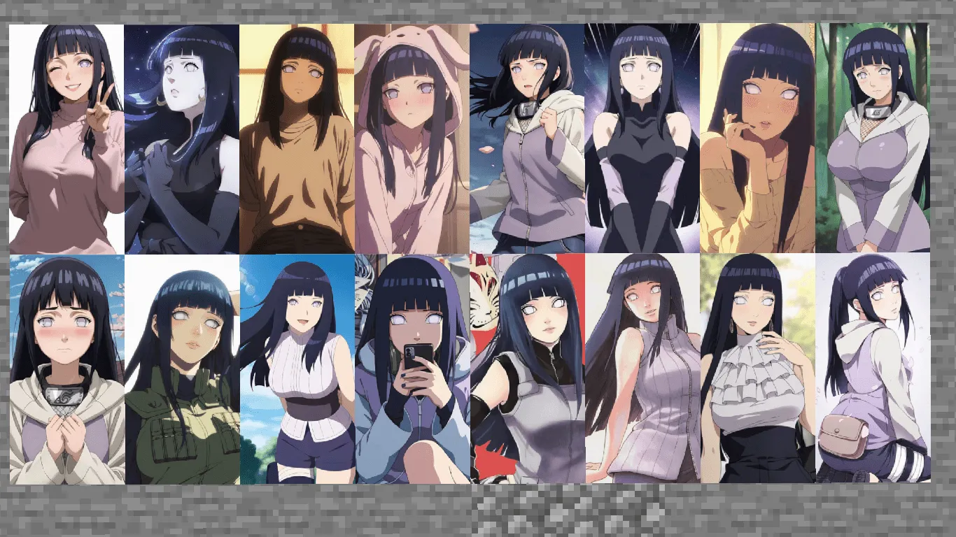 Hinata Hyuga beds — скриншот 1 (Текстуры, Minecraft)