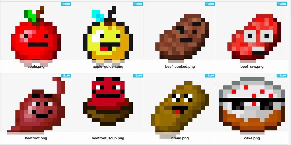 Living Foods — скриншот 1 (Текстуры, Minecraft)
