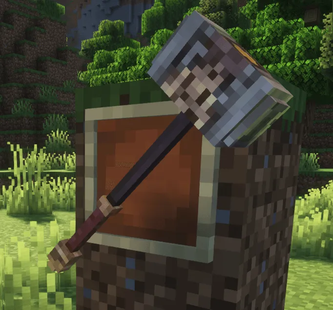 Orlon's Hammer (League of Legends), Текстуры, Minecraft