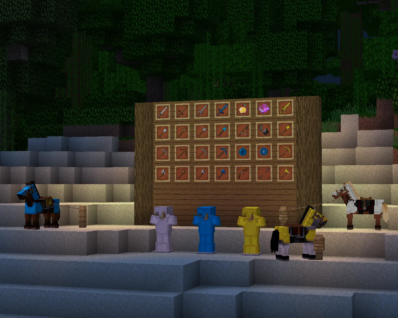 Dragonia, Текстуры, Minecraft