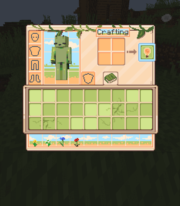 Solarpunk GUI, Текстуры, Minecraft