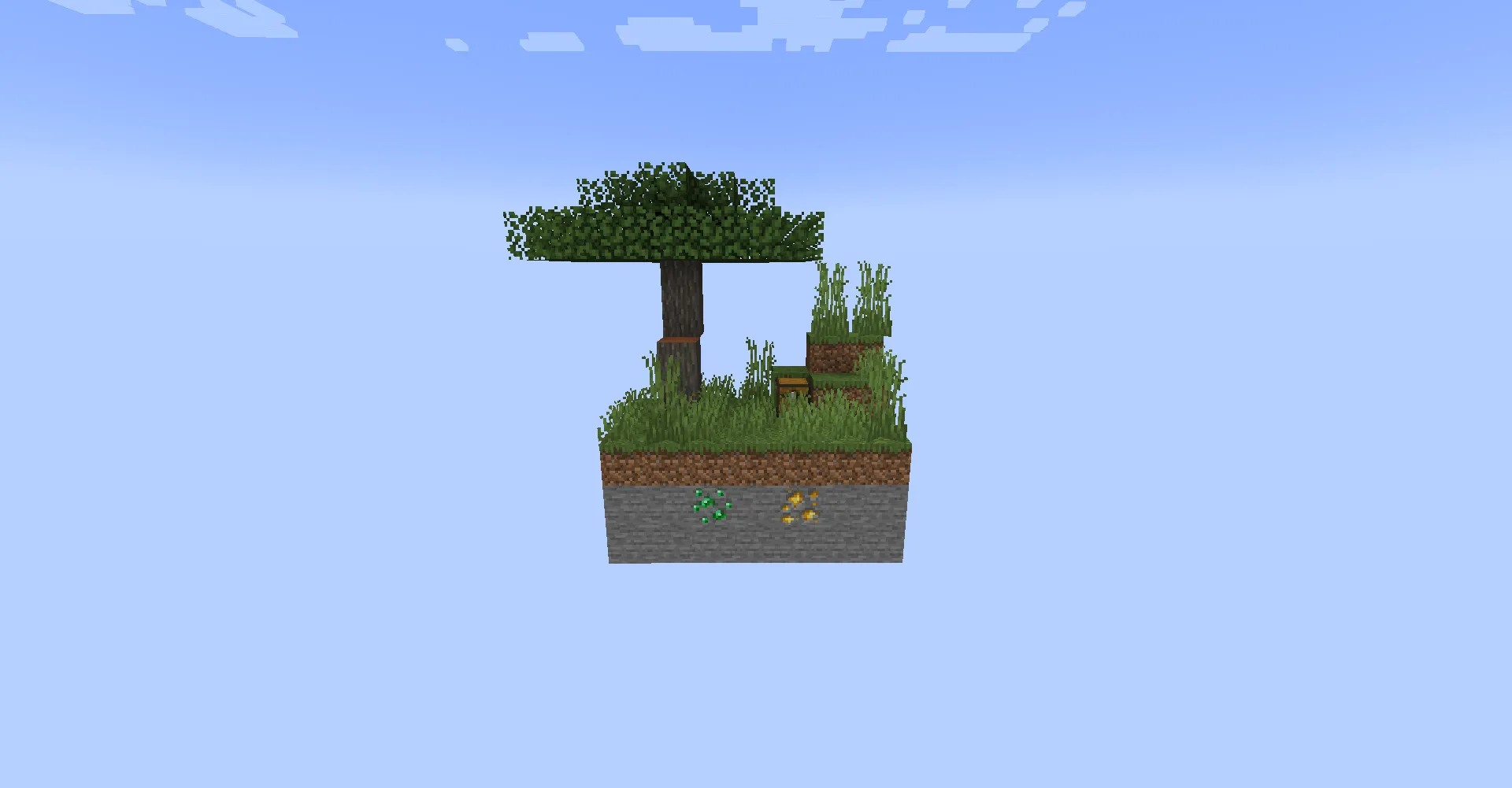 LuckySkyBlock, Карты, Minecraft