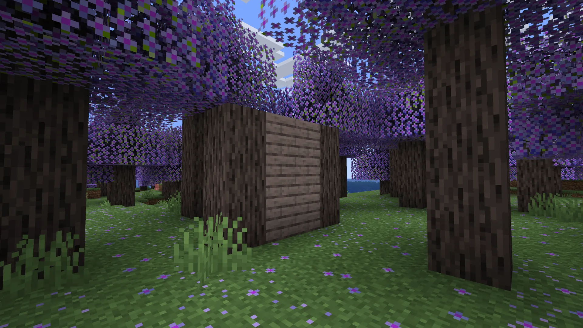 Arboles de Jacaranda, Текстуры, Minecraft