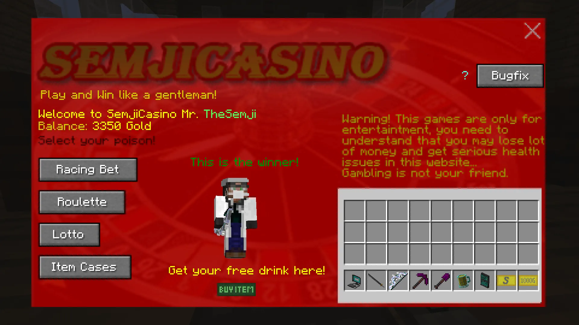 Semji Net, Моды, Minecraft