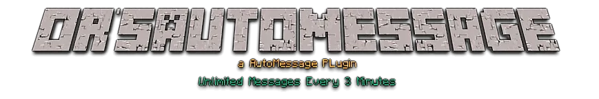 Or'sAutoMessage — скриншот 1 (Плагины, Minecraft)