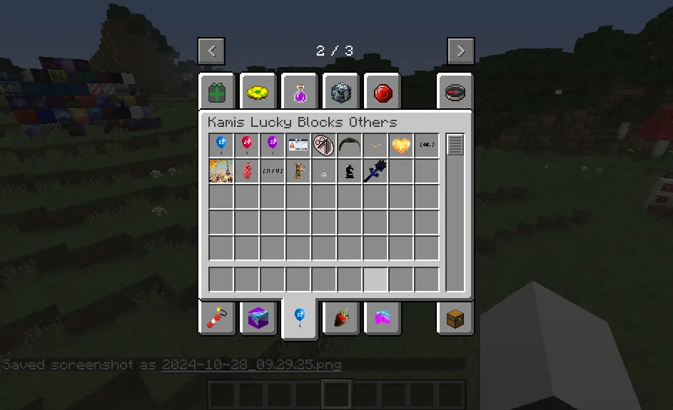 Kamis Lucky Block v1.0.4, Кастомизации, Minecraft