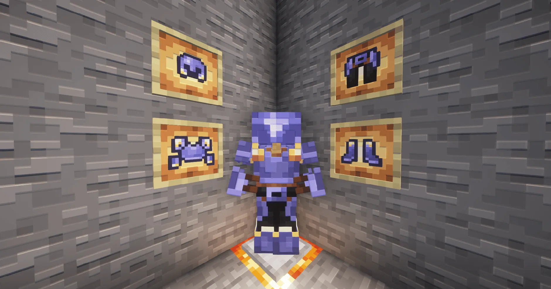 Ethium Knight Armor — скриншот 1 (Текстуры, Minecraft)