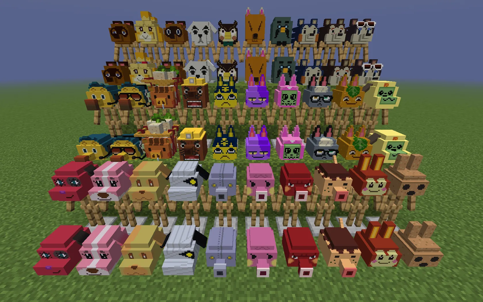 Animal Crossing Hats — скриншот 3 (Текстуры, Minecraft)