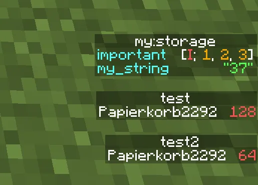 MultiScoreboard, Моды, Minecraft