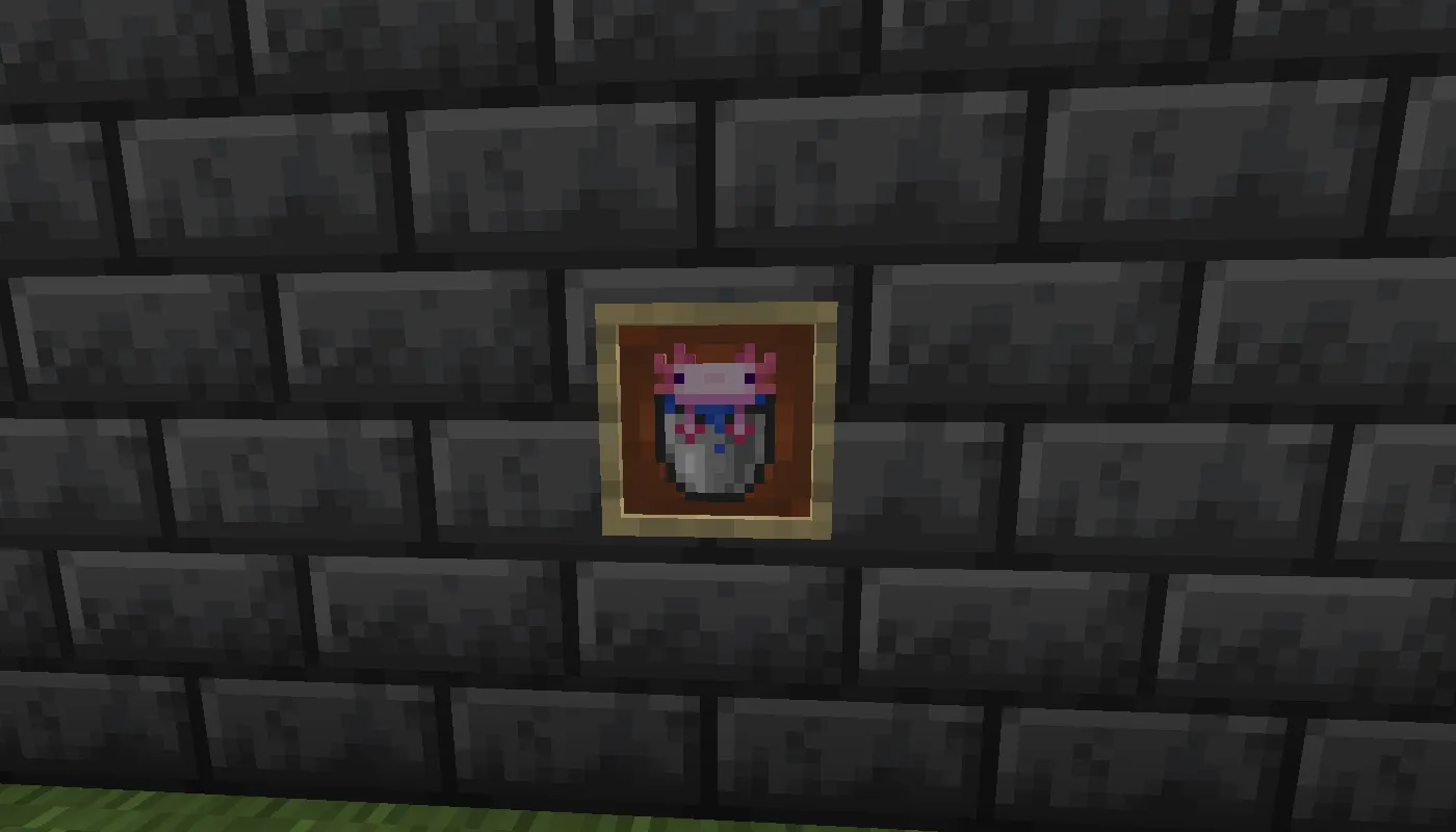 Axololt Bucket Animated, Текстуры, Minecraft