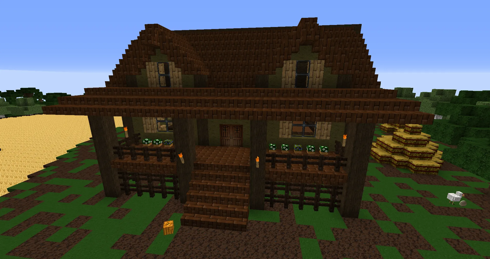 Ecocide Texture Pack 128px — скриншот 1 (Текстуры, Minecraft)