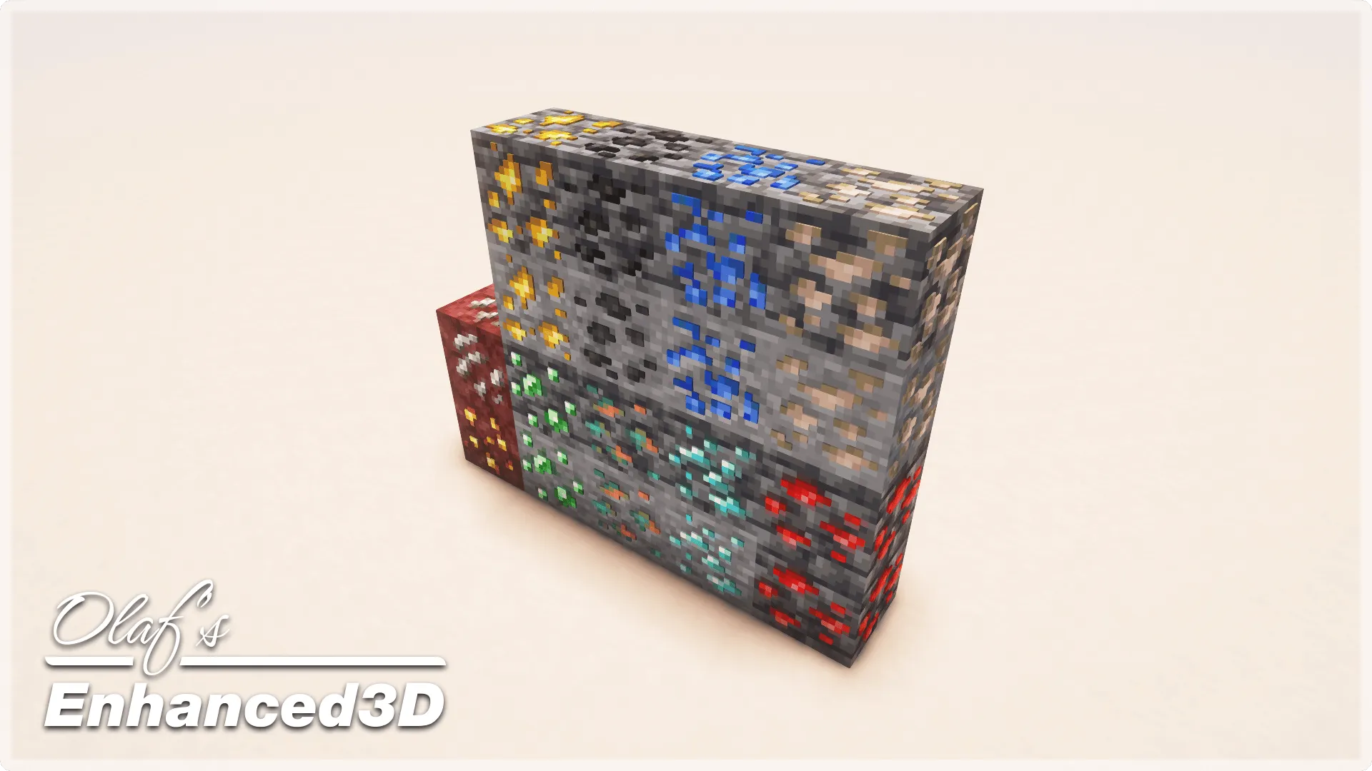 Olaf's Enhanced 3D — скриншот 13 (Текстуры, Minecraft)