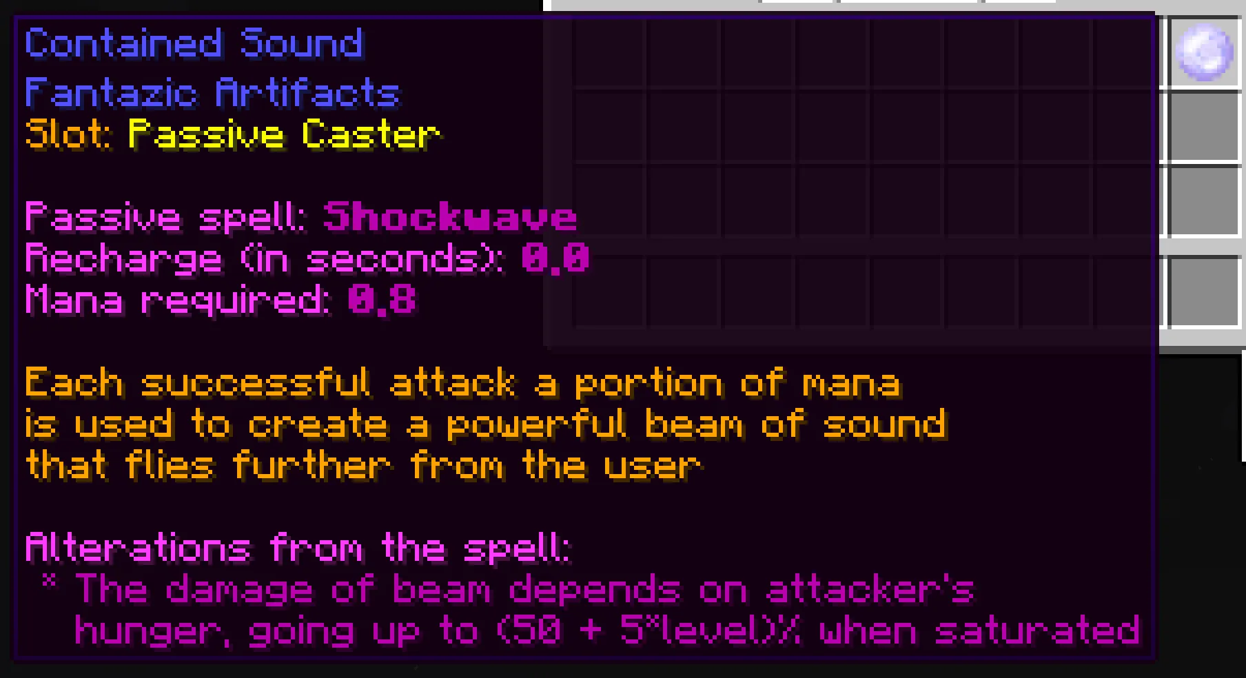 Fantazia, Моды, Minecraft