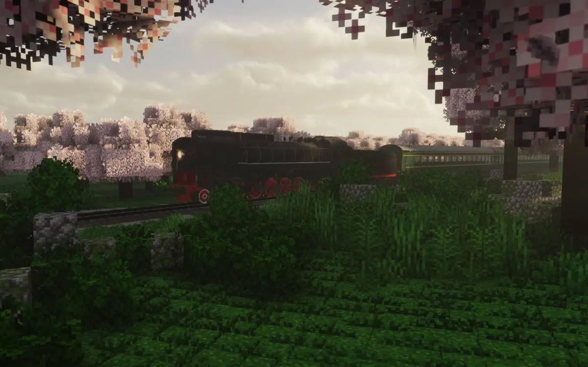 [IR/Immersive Railroading]QJ Class steam locomotive — скриншот 4 (Текстуры, Minecraft)